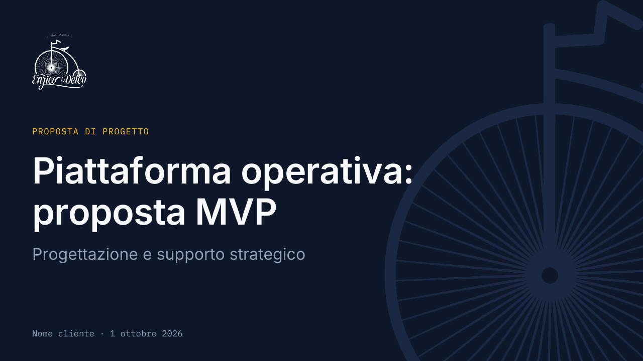 Slide 1: layout Copertina
