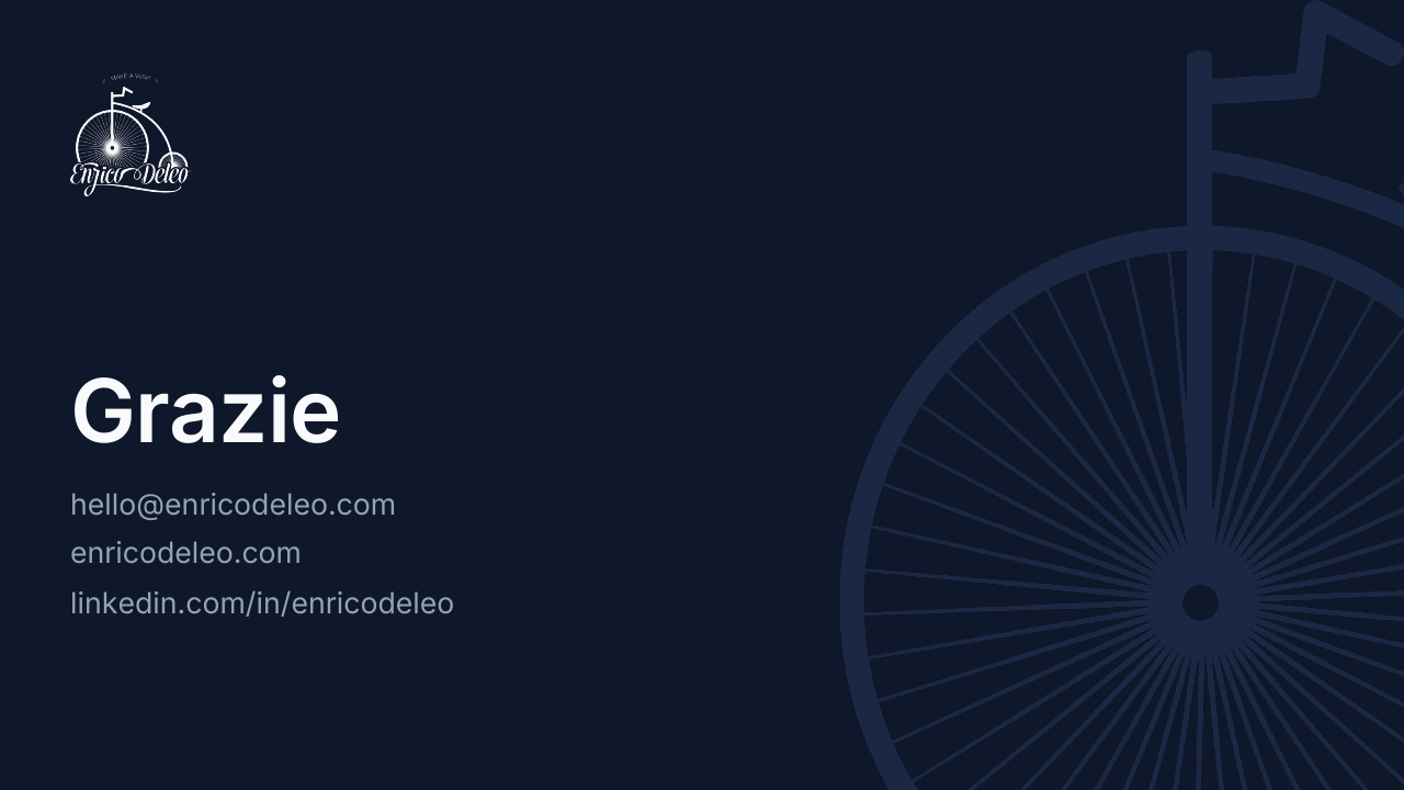 Slide 28: layout Chiusura